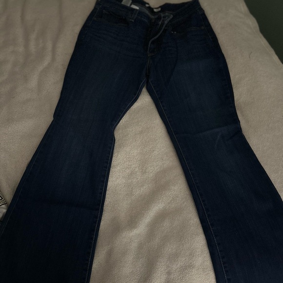 Levi's Dark Blue Flare Jeans - Picture 1 of 3